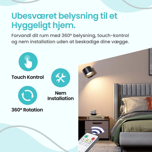 HyggeNest™ – 360° LED-Berøringslys